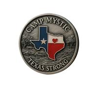 Générique Texas Challenge Coin, Commemorative Souvenir Coin, 1.57x1.57x0.12 inches Premium Collectible Keepsake with Detailed State Design for Men, Women, Family, Friends, Adults, Veterans, Seniors
