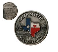 Générique Texas Challenge Coin, Commemorative Souvenir Coin, Collectible Token, Patriotic Keepsake Gift, Lightweight Historic Lone Star State for Friends and Family Celebrations