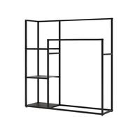 Générique Textile Display Racks,Classification Design,Silk Scarf Organizer Clothes Rack,Storage of Scarves Silk Scarves Fabric Clothes(Black)