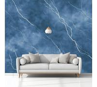 Générique Texture De Marbre Papier Peint Gris Foncé Photo Peintures Murales, Salon Tv Canapé Thème Hôtel De Luxe Couloir Fond Mur Peinture Décor À La Maison 300 x 210 cm