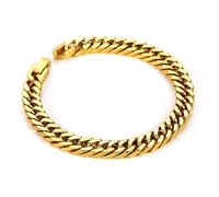 Générique texturé en Acier Inoxydable à Quadruple Tissage, Bijoux ergonomiques pour Modes de Actifs, chaîne polie antirouille