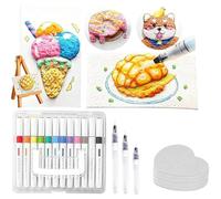 Générique Texturée Magique Ultime, Éponge À Dessin 3D, Kit De Peinture Popcorn Puffy Diy, Kit De Peinture Puffy Magique Pour Enfants, Stylos À Bulles, Fournitures D'Art (B)