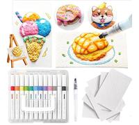 Générique Texturée Magique Ultime, Éponge À Dessin 3D, Kit De Peinture Popcorn Puffy Diy, Kit De Peinture Puffy Magique Pour Enfants, Stylos À Bulles, Fournitures D'Art (A)