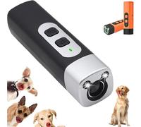 Générique The BarkShield Pro, 25khz Anti-Barking Control for Large Dogs, Dog Bark Deterrent Device with LED Flashlight, 35ft Range Anti-Barking Device for Training to Improve Bad Behavior (Black)
