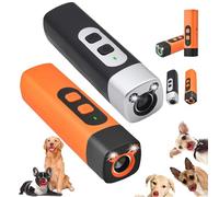Générique The Barkshield Pro - Bark Shield Anti Barking Device for Dogs, Dog Bark Deterrent Device with LED Flashlight, 35ft/10m Range, Suitable for Training to Improve Bad Behavior (2*Mix)