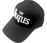 Générique The Beatles Casquette Baseball Drop T (Logo Blanc) Noir