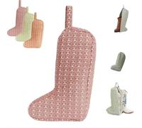 Générique The Boot Bag Of Your Dreams Quilted Portable Tall Boot Storage Organizer with Handle - Dust Proof Travel Shoe Protector Bags for Scuff-Free Cowboy Boots. (Pink)
