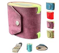 Générique The Cash Wrap Wallet, Fast Cash Access Money Holder for Cash, Leather Money Wallet Organizer, Handy Purse Bands with Magnetic Clasp for Adult (Purple)