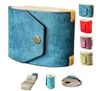 Générique The Cash Wrap Wallet, Fast Cash Access Money Holder for Cash, Leather Money Wallet Organizer, Handy Purse Bands with Magnetic Clasp for Adult (Blue)