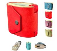 Générique The Cash Wrap Wallet, Fast Cash Access Money Holder for Cash, Leather Money Wallet Organizer, Handy Purse Bands with Magnetic Clasp for Adult (Red)