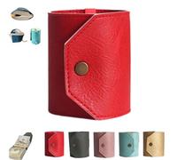 Générique The Cash Wrap Wallet, Handy Purse Bands with Magnetic Clasp, Fast Cash Access Money Holder for Cash, Small Compact Luxury Pocket Wallets, Fashionable and Elegant (Red)