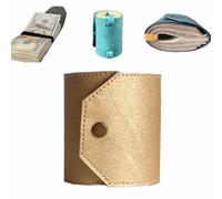 Générique The Cash Wrap Wallet,Leather Wallet Cash with Magnetic Bands,Fast Access Money Holder,Minimalist Cash Stuffing for Bills,Travel Card for Outdoor Travel Family (E)