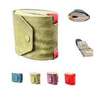 Générique The Cash Wrap Wallets, Cash Wrap with Magnetic Clasp, Handy Fast Cash Access Money Holder Wallet, for 1-99 Bills, Compact Luxury Purse Band for Women & Men (Green)