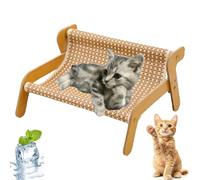 Générique The Claw Lounge, Cat Sisal Chair, 2 in 1 Cat Hammock Lounge, Lounges Style Pet Seat, Cooling Mat, Providing Claw Trimming and Comfort, for Indoor Cats (Cool Mat)