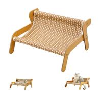 Générique The Claw Lounge, Sisal Cat Chair, 2-in-1 Cat Scratch Pad and Lounger, Wavy Design Rocker Providing Claw Trimming and Comfort, with Cooling Mat, for Indoor Cats (Cool Mat Style)