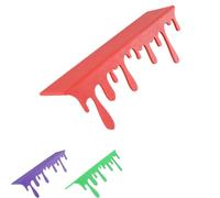 Générique The Dark Blood Drip Bookshelf Decor with Realistic Effects,Spooky Halloween Shelf Sitters for Home,Party,Haunted House Decoration Accessories (Red)