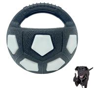 Générique The Dog Calming Ball, Pet Dog Football Shape Toy,The Calming Ball with Handle, Rubber,Squeaky,Interactive Pet Toy,Interactive Toss and Fetch Play, for Water Play, Training (Black 2)