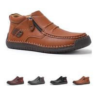 Générique The First Young Driving Boots Men, The First Young Mens Non-slip Arch Support Shoes, for Outdoor & Travel (Light brown,44)