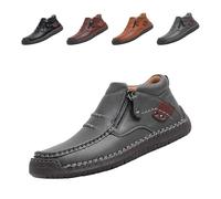 Générique The First Young Driving Boots Men, The First Young Shoes Men, Suitable for Outdoor and Travel (Grey,44)