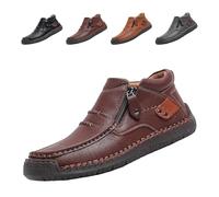 Générique The First Young Driving Boots Men, The First Young Shoes Men, Suitable for Outdoor and Travel (Dark Brown,46)