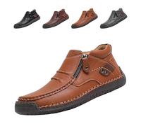 Générique The First Young Driving Boots Men, The First Young Shoes Men, Suitable for Outdoor and Travel (Brown,46)