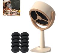 Générique The High Fan for Smoking, Smoke Away Purifier Fan,Smoke Fan for Smoking Indoors, Portable Smoke Air Purifier Fan, Mini Removable Cooker Hood for Smoking (Direct Plug)