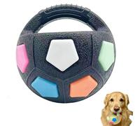 Générique The Mellow Dog Calming Ball with Handle, Pet Dog Football Shape Toy, Toss and Fetch Play with Handle, for Small Medium Large Dogs (B)