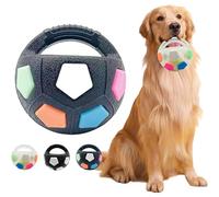 Générique The Mellow Dog Calming Ball with Handle,Rubber with Handle Dog Toy,Interactive Toss and Fetch Play for Training,Squeaky Round Interactive, for Medium Large Breeds (B)