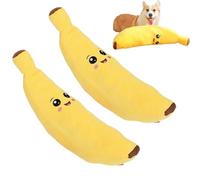 Générique The Mellow Dog Calming Banana, Dog Toy Interactive Plush Chew Toy, Less Lonely, and Happier Machine Washable & Dryer Safe,Keep Dogs Interested Forever (S:9 inch*2)