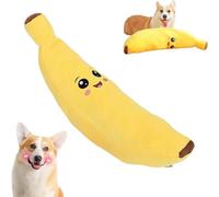 Générique The Mellow Dog Calming Banana, Dog Toy Interactive Plush Chew Toy, Less Lonely, and Happier Machine Washable & Dryer Safe,Keep Dogs Interested Forever (S:9 inch)