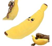 Générique The Mellow Dog Calming Banana, Interactive Plush Chew Toy for Dogs, Dog Toy Fight Boredom, and Happier Machine Washable & Dryer Safe (S:9 inch)