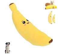 Générique The Mellow Dog Calming Banana, Interactive Plush Chew Toy for Dogs Dog Toy Fight Boredom, Keep Dogs Interested Forever and Happier (63cm/24in)