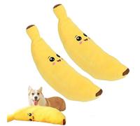 Générique The Mellow Dog Calming Banana Toy, Dog Toy Fight Boredom, Less Lonely, and Happier Machine Washable & Dryer Safe, for Dogs, Keep Dogs Interested Forever (Small 2pcs)