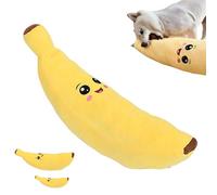 Générique The Mellow Dog Calming Banana Toy-Interactive Plush Chew Toy for Dogs, Machine Washable & Dryer Safe, Keep Dogs Interested Forever (Yellow,Small)