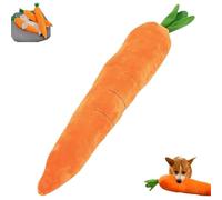 Générique The Mellow Dog Calming Carrot, Giant Carrot Dog Toy, 29.5" Large Stuffed Carrot Pet Chew Toys for Small Medium Large Dogs, Dogs T oys Carrots with Sounds for Indoor Outdoor Play (1PCS)