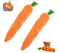 Générique The Mellow Dog Calming Carrot, Giant Carrot Dog Toy, 29.5" Large Stuffed Carrot Pet Chew Toys for Small Medium Large Dogs, Dogs T oys Carrots with Sounds for Indoor Outdoor Play (2PCS)
