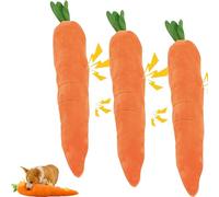 Générique The Mellow Dog Calming Carrot, Giant Carrot Dog Toy, 29.5in Plush C-arrot Interactive Calming D-OG Toys-Squeaky, and Durable Chew Toys for D-ogs of Sizes-Suitable for Indoor Play (3pcs)
