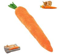 Générique The Mellow Dog Calming Carrot, Giant Carrot Dog Toy, Sturdy Plush Multi-squeaks Cat Toys, Chew Toy for Indoor, for Small, Medium, Large Dogs (1pc)