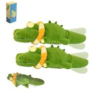 Générique The Mellow Dog - Calming Crocodile, 2025 New Automatic Tail-Wagging Dog Toy, Interactive Dog Toy, USB Charging, Soft Cleanable with Water Cover for Small, Medium, Large Dogs (2pcs)