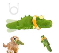 Générique The Mellow Dog - Calming Crocodile, 2025 New Automatic Tail-Wagging Dog Toy, Soft & Washable, for Small, Medium & Large Dogs(1pc)