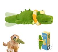 Générique The Mellow Dog - Calming Crocodile, Calming Dog Toys, Automatic Tail Wagging, Plush Dog Toy, Rechargeable, Washable, for Small, Medium, Large Dogs (1PCS)