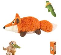Générique The Mellow Dog - Calming Crocodile, Machine Washable, Automatic Tail-Wagging, USB Charging, Automatic Dog Petting Machine for Small, Medium, Large Dogs (Orange)