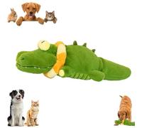 Générique The Mellow Dog - Calming Crocodile, Plush Dog Toy, Calming Crocodile, Automatic Tail-Wagging, Rechargeable, Washable - for Small&Medium & Large Dogs (1pcs)
