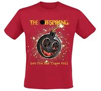 Générique The Offspring Hot Sauce Homme T-Shirt Manches Courtes Rouge S 100% Coton Regular/Coupe Standard