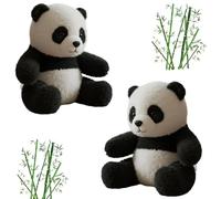 Générique The Pandy - Emotional Healing on Demand, Realistic Panda Plush, with Ultra-Soft Fur Comforting Weight and Hug-Like Design, Stuffed Animal for Stress Relief (2PC)