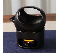 Générique Thé pour La Cuisson des Bougies, Bouilloire Sûre Cuisinière, Exhausteur D'Arôme Fait À Main Le Chauffe-Eau De Rafraîchit L'Air Les Bureaux Domicile, Hôtels, Maisons,Noir