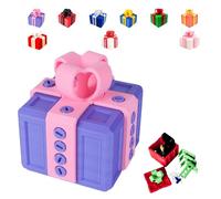 Générique The Prank Box - Hilarious Screw Challenge, The Annoying Present Gift, Prank Gift Box for Birthday, Christmas, Fun Gag Gifts for Friends (Lila-Rosa, Nur Leere Geschenkbox)