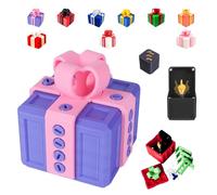 Générique The Prank Box - Hilarious Screw Challenge, The Annoying Present Gift, Prank Gift Box for Birthday, Christmas, Fun Gag Gifts for Friends (Lila-Rosa, Finger-Spielzeug)