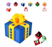 Générique The Prank Box - Hilarious Screw Challenge, The Annoying Present Gift, Prank Gift Box for Birthday, Christmas, Fun Gag Gifts for Friends (Blau-Gold, Nur Leere Geschenkbox)