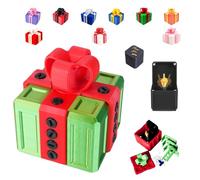 Générique The Prank Box - Hilarious Screw Challenge, The Annoying Present Gift, Prank Gift Box for Birthday, Christmas, Fun Gag Gifts for Friends (Grün-Rot2, Finger-Spielzeug)